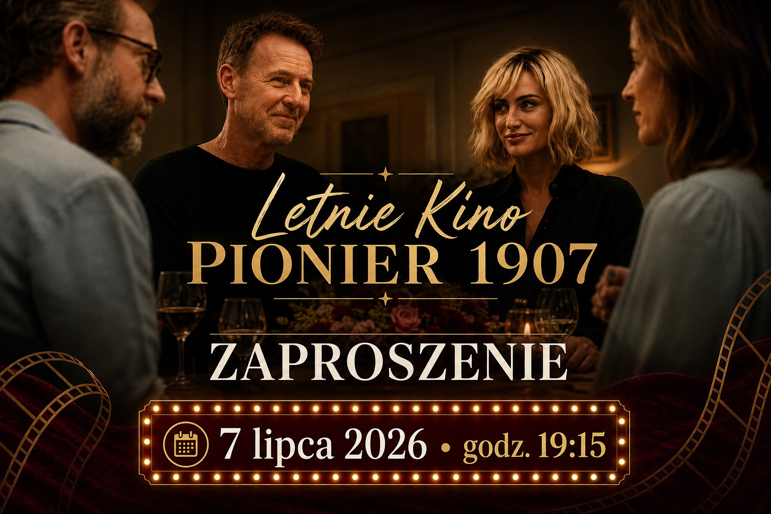 Letnie Kino Pionier 1907 – film Zaproszenie, 7 lipca 2026, godz. 19:15