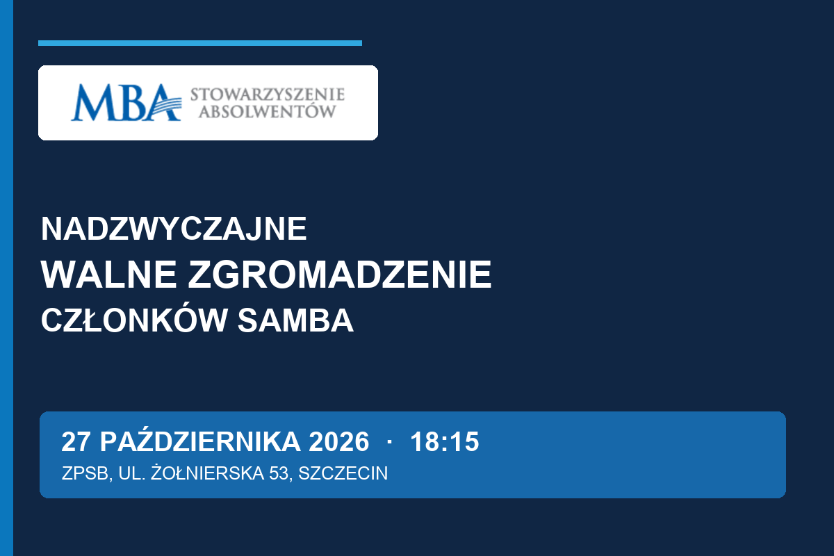 Nadzwyczajne Walne Zgromadzenie SAMBA, 27 października 2026, godzina 18:15